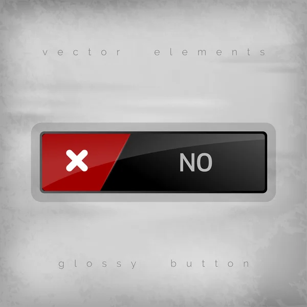 Pas de bouton — Image vectorielle
