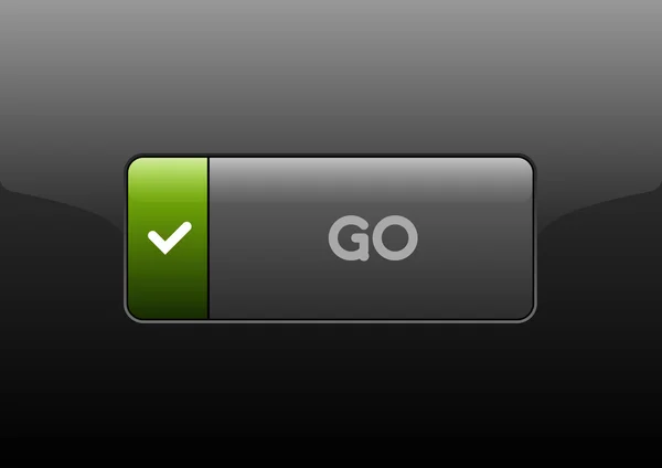 Bouton Go — Image vectorielle