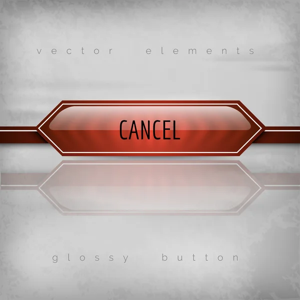 Cancelar botões — Vetor de Stock