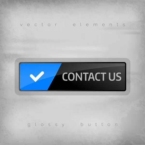 Contact Button — Stock Vector