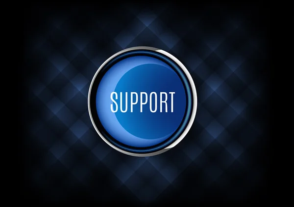 Bouton Support — Image vectorielle