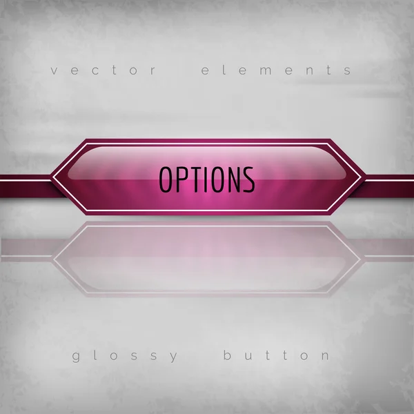 Bouton Options — Image vectorielle