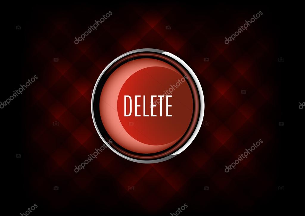 Delete Button Stock Vector Image by ©vlastas #71930295