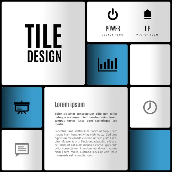 Modern layout — Stock Vector