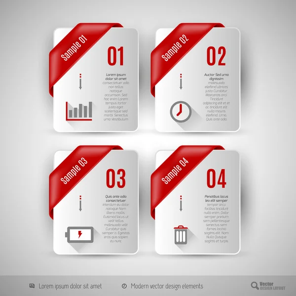 Business infographics sjabloon voor webdesign — Stockvector