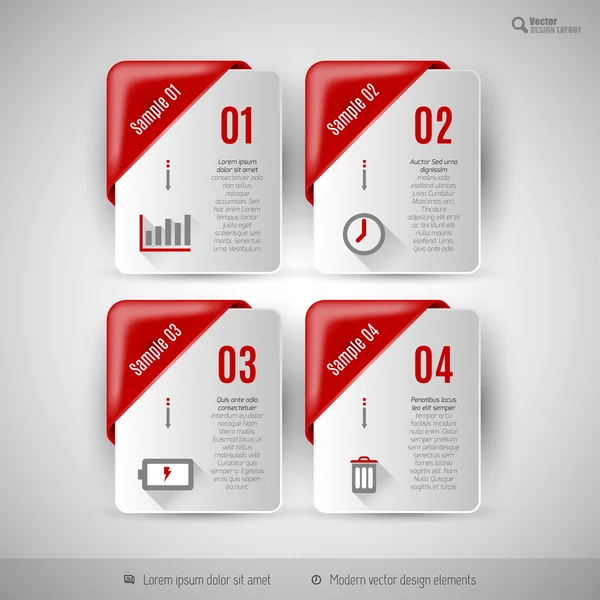 Business infographics template for web design, presentation, edu — Wektor stockowy