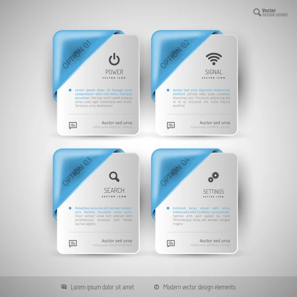 Business infographics template for web design, presentation, edu — ストックベクタ