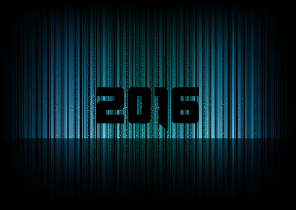 Nieuwjaar 2016 — Stockvector