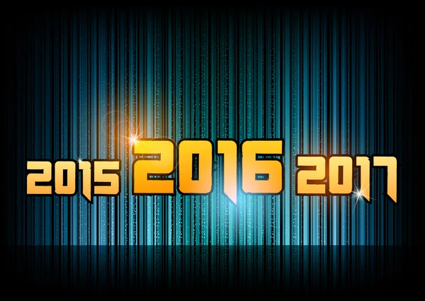 Új év 2016 — Stock Vector