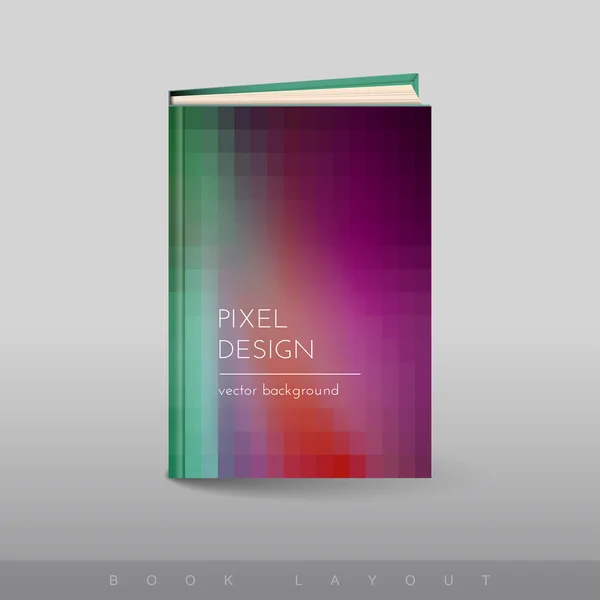 Modern abstract brochure as book — Stock Vector