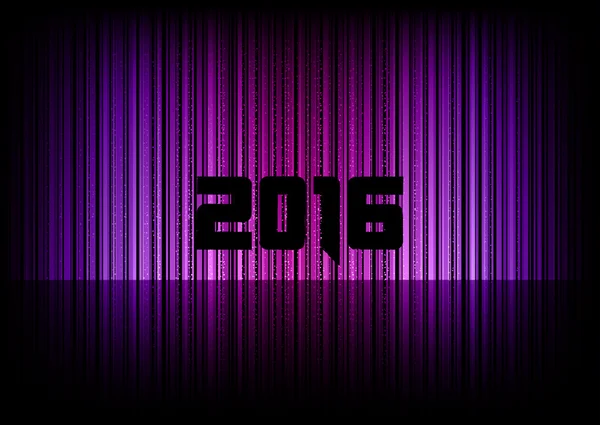 Nuevo año 2016 — Vector de stock
