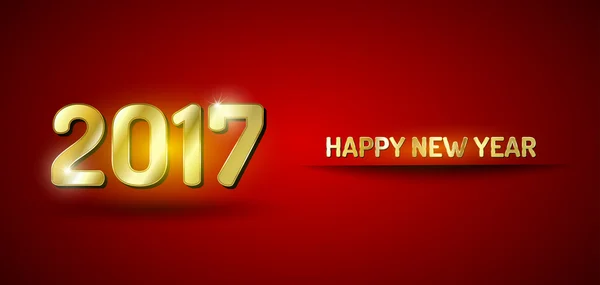 Feliz ano novo 2017 —  Vetores de Stock