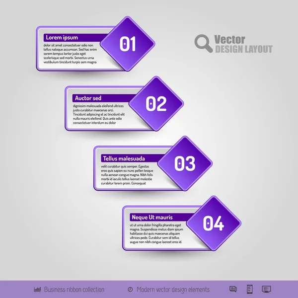 Adesivos de negócios vetoriais — Vetor de Stock