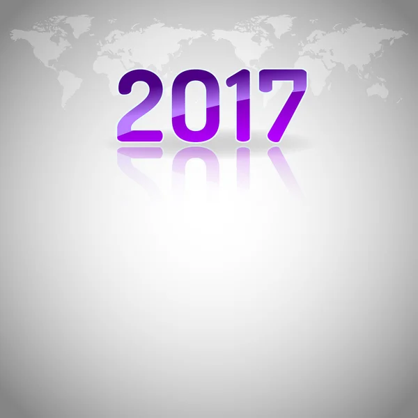 New Year Empty Layout — Stock Vector