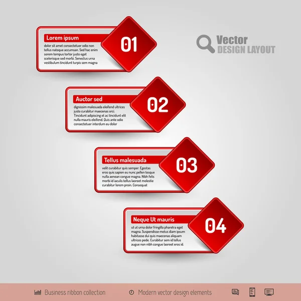 Adesivos de negócios vetoriais — Vetor de Stock