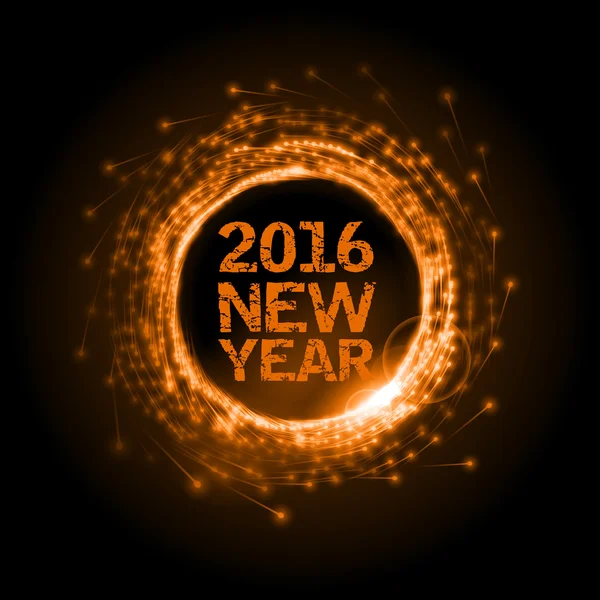 Новий рік як абстрактний феєрверк — стоковий вектор