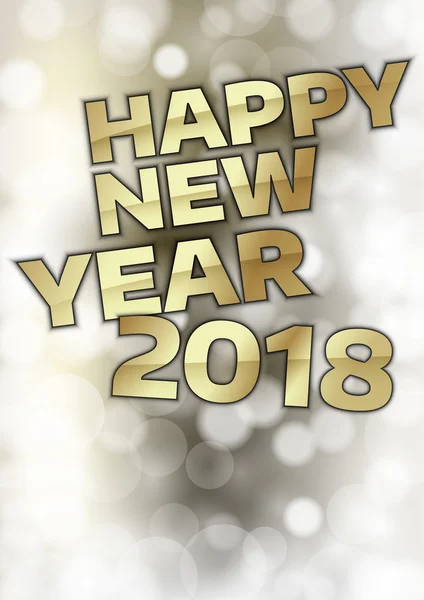 Nový rok 2018 — Stockový vektor
