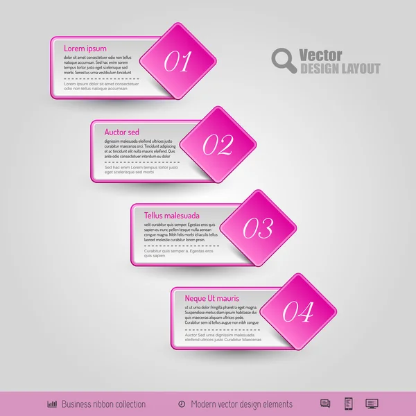 Adesivos de negócios vetoriais — Vetor de Stock