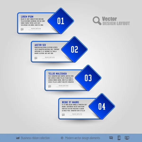 Adesivos de negócios vetoriais — Vetor de Stock