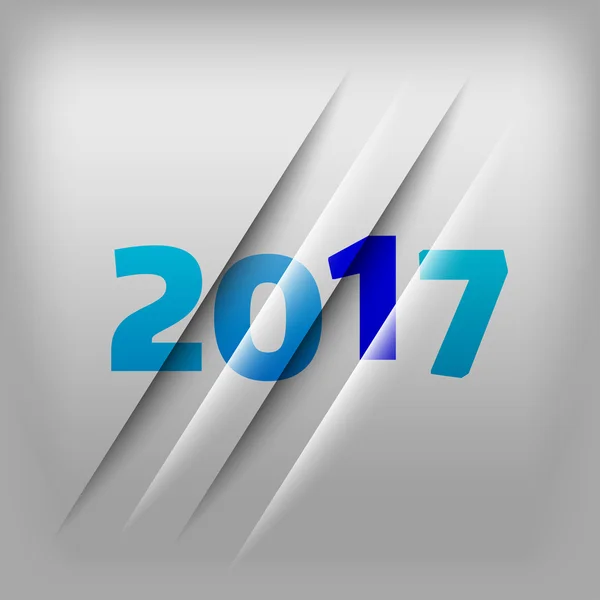 Nummer bakgrund 2017 — Stock vektor