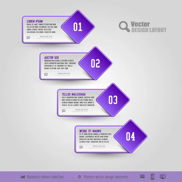 Adesivos de negócios vetoriais — Vetor de Stock