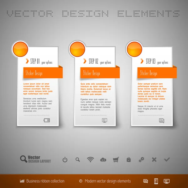 Vector Stickers — Stock Vector
