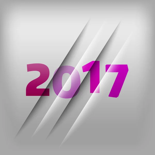 Nummer bakgrund 2017 — Stock vektor