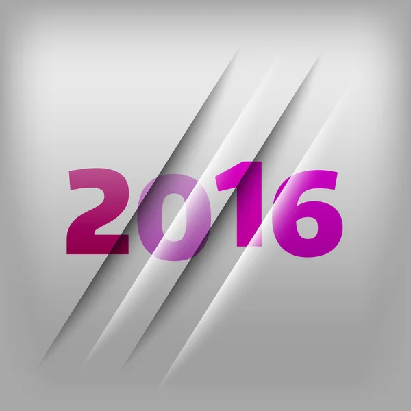 Números de fondo 2016 — Vector de stock