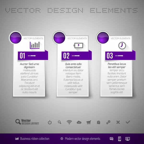 Üzleti matrica Vector Design elemek — Stock Vector