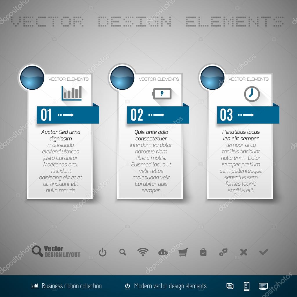 Business Sticker Vector Design Elements