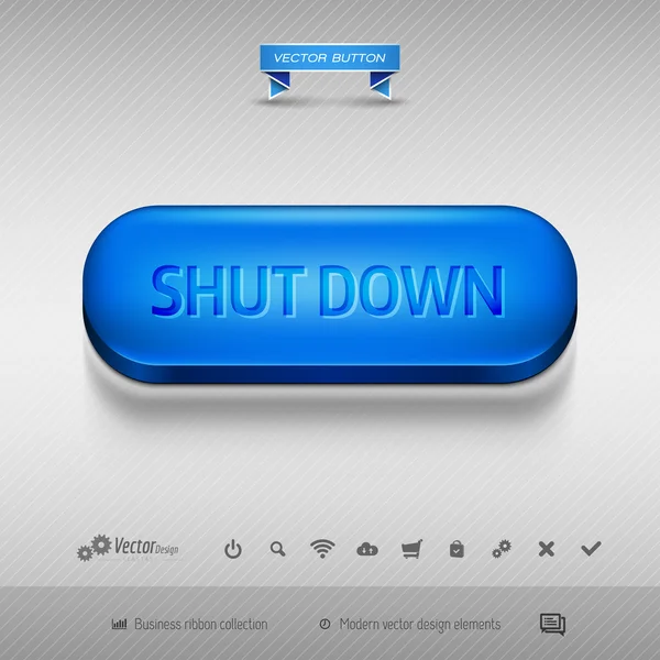 矢量设计元素，作为商业 web 网站或 ap 的按钮 — 图库矢量图片