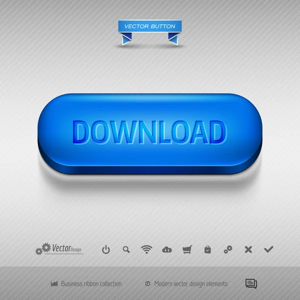 Vektor-Design-Elemente als Business-Web-Buttons für Website oder ap — Stockvektor