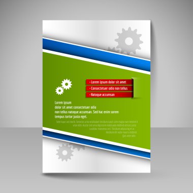 Afiş için iş broşür, sunumlar, Web sitesi şablonu