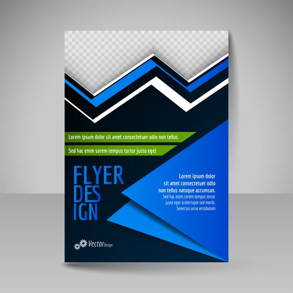 Flyer, Zeitschriftencover, Broschüre, Template-Design für Geschäftskunden — Stockvektor