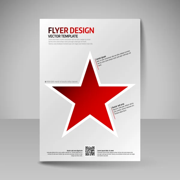 Brochure commerciale. Affiche A4 modifiable pour couverture design de magazi — Image vectorielle