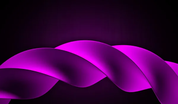 Abstract object as purple swirl curves looks like DNA. — Stock Photo, Image