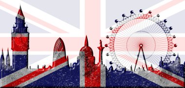 Soyut Londra manzarası