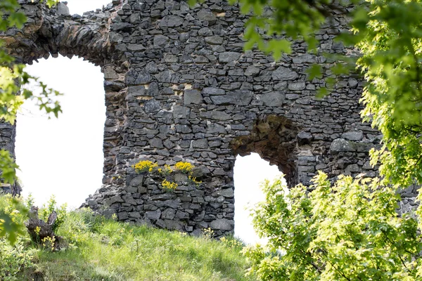 Ruinen der Burg Kostalov — Stockfoto