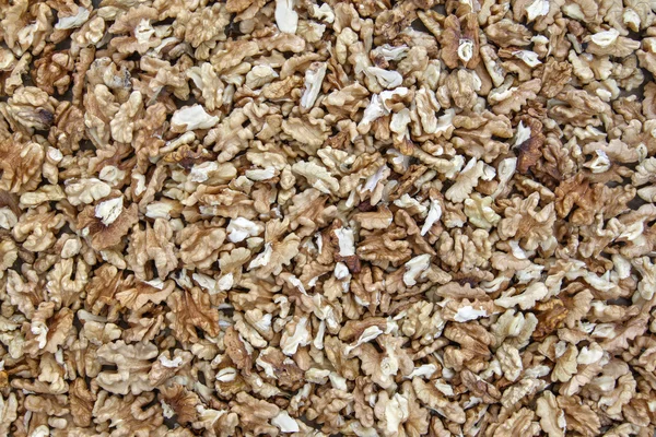 Los granos de la nuez - la fuente de las vitaminas y los minerales — Foto de Stock