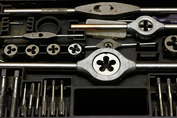 Detail of the screw tap - hand tools — Stock Photo, Image