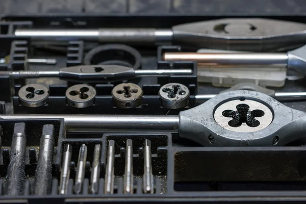 Detail of the screw tap - hand tools — Stock Photo, Image