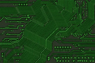 Yazdırılmış devre kartının soyut ayrıntıları - teknoloji dokusu