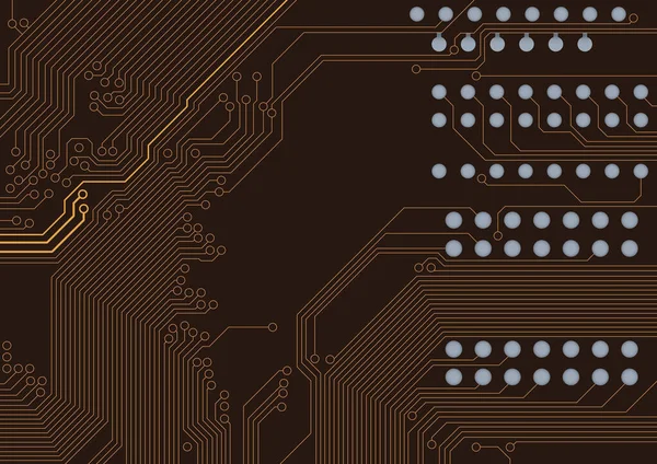 Abstract Detail Printed Circuit Board Technology Texture — Stock Photo, Image
