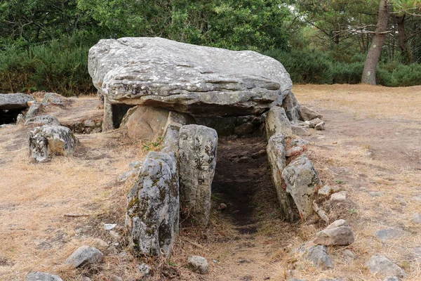 Mane Braz Una Tomba Megalitica Situata Sud Est Erdeven Bretagna — Foto Stock