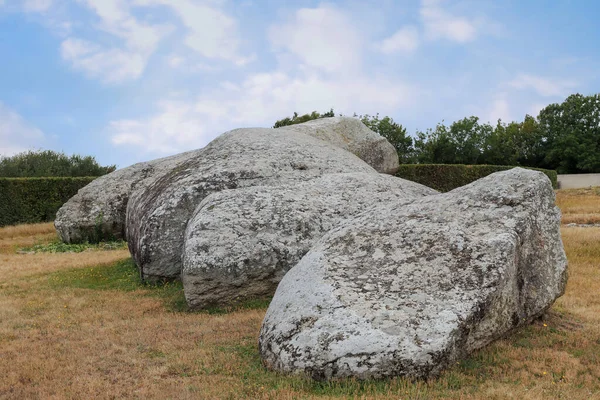Grahの壊れたメヒル 新石器時代に建てられた最大のメヒル Locmariwater ブルターニュ フランス — ストック写真