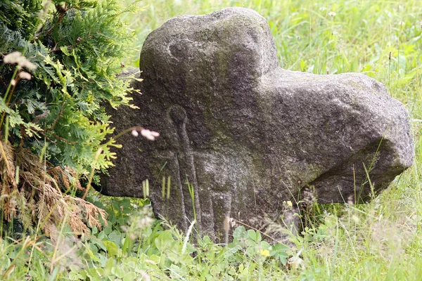 Bemiddeling cross met zwaard — Stockfoto