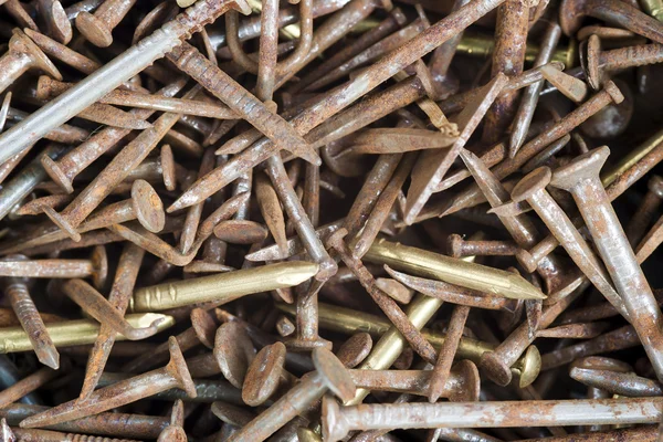 Old rusty nails — Stock Photo, Image