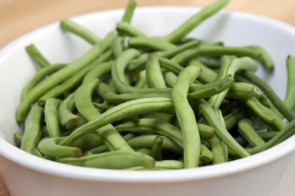 Frische grüne Bohnen — Stockfoto