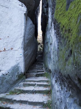 Bohemian Paradise - Rocks Stair - Narrow Path clipart