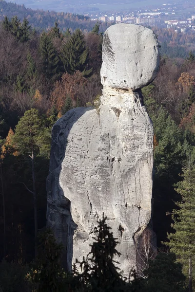 Bizarre Rocks In Bohemian Paradise — Stock Photo, Image